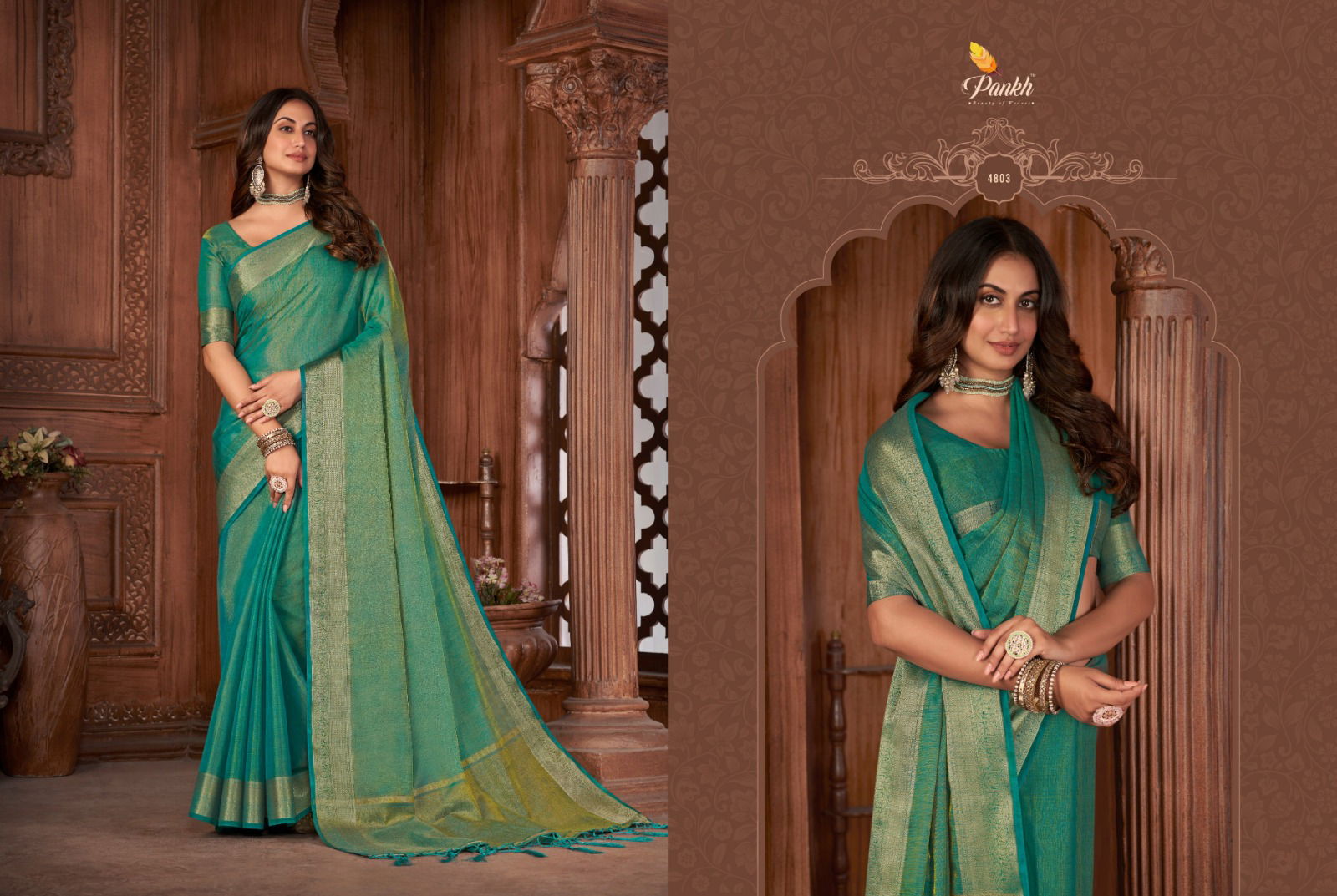 Pankh Anushka Vol 1 Wholesale Silk Saree Catalog 4801 To 4808